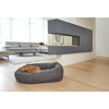 Donut Bed For Dogs in Blush Fabric Finish Size - MED