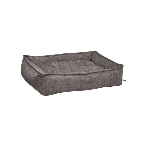 Sterling Lounge Bed For Dogs in Charcoal Fabric Finish Size - SML