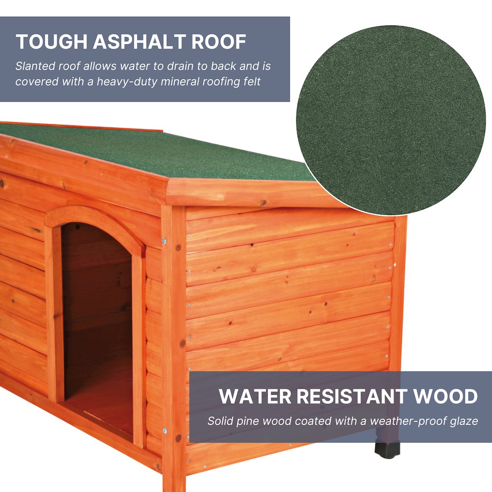 natura Classic Dog House, Medium, Brown