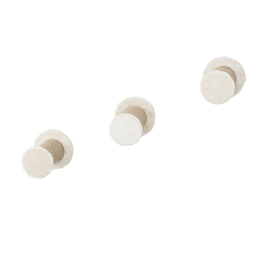 XXL Multi-Level Wall Mounted Cat Perch-Step, 3 Piece Set, Light Gray-Greige