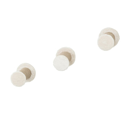 XXL Multi-Level Wall Mounted Cat Perch-Step, 3 Piece Set, Light Gray-Greige