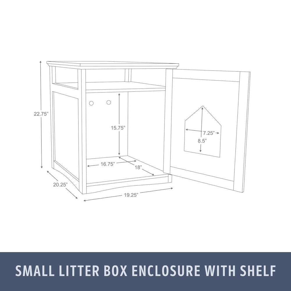 Litter Box Enclosure Hide Litter Boxes Storage Drawer Indoor Cat Home