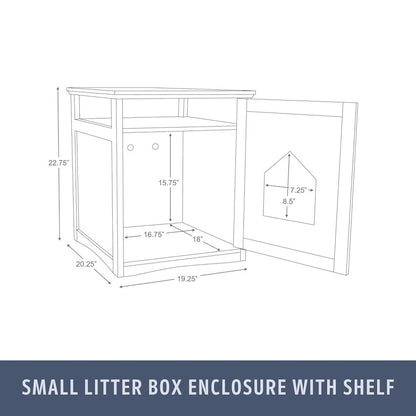 Litter Box Enclosure Hide Litter Boxes Storage Drawer Indoor Cat Home