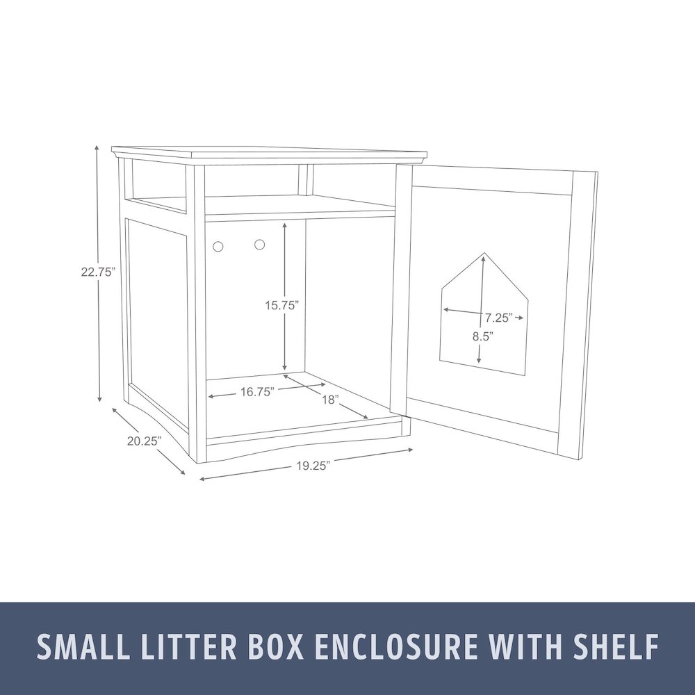 Litter Box Enclosure Hide Litter Boxes Storage Drawer Indoor Cat Home