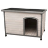 natura Classic Dog House, Medium, Gray