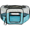 51 in. x 21.7 in. Large Soft-Sided Nylon Mobile Playpen, Turquoise