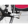 Foldable 2-in-1 Bicycle Trailer for Large Dogs with Windows, Black & Red