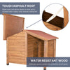 natura Lodge Elevated Weatherproof Wooden Medium Outdoor Dog House