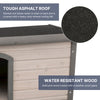 natura Classic Dog House, Large, Gray