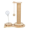 Oliver Interactive Cat Scratching Post w/ Treat Cup, Wooden Track & Hanging Ball