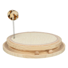 Cat Scratcher with Ball Track & Spring Toy | 3-in-1 Interactive Sisal Scratching