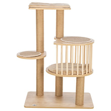 Aspen 37" Cat Tree, Modern Multi-Level Cat Tower Five Sisal Scratching Posts