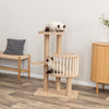 Aspen 37" Cat Tree, Modern Multi-Level Cat Tower Five Sisal Scratching Posts