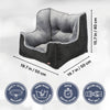 Convertible Deluxe Pet  Car Seat, Dog Booster Seat, Travel Pet Bed
