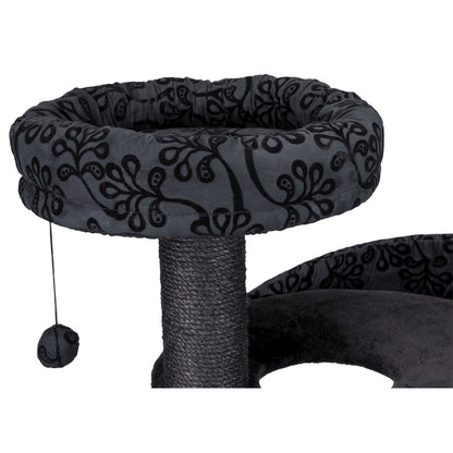 Filippo 4-Level 45" Cat Tree, Sisal Scratching Post, Plush Condo-Hammock