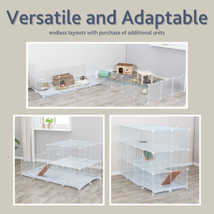 Indoor Enclosure for Small Pets, Indoor Pen with Water-Resistent Base
