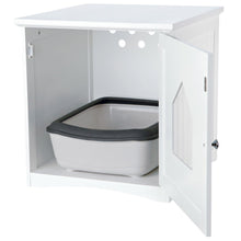 Small Cat Litter Box Enclosure Hidden Litter Indoor Cat Furniture Pet Home