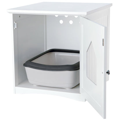 Small Cat Litter Box Enclosure Hidden Litter Indoor Cat Furniture Pet Home