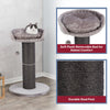 Pepino Sisal 35" Scratching Post with Plush Platform Bed and Dangling Cat Toy
