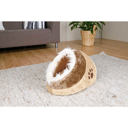 Minou Cuddly Cave, Brown, Small
