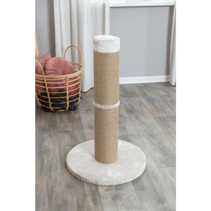 Rue Sisal & Plush 31.5" XXL Cat Scratching Post for Large Cats, Plush Base