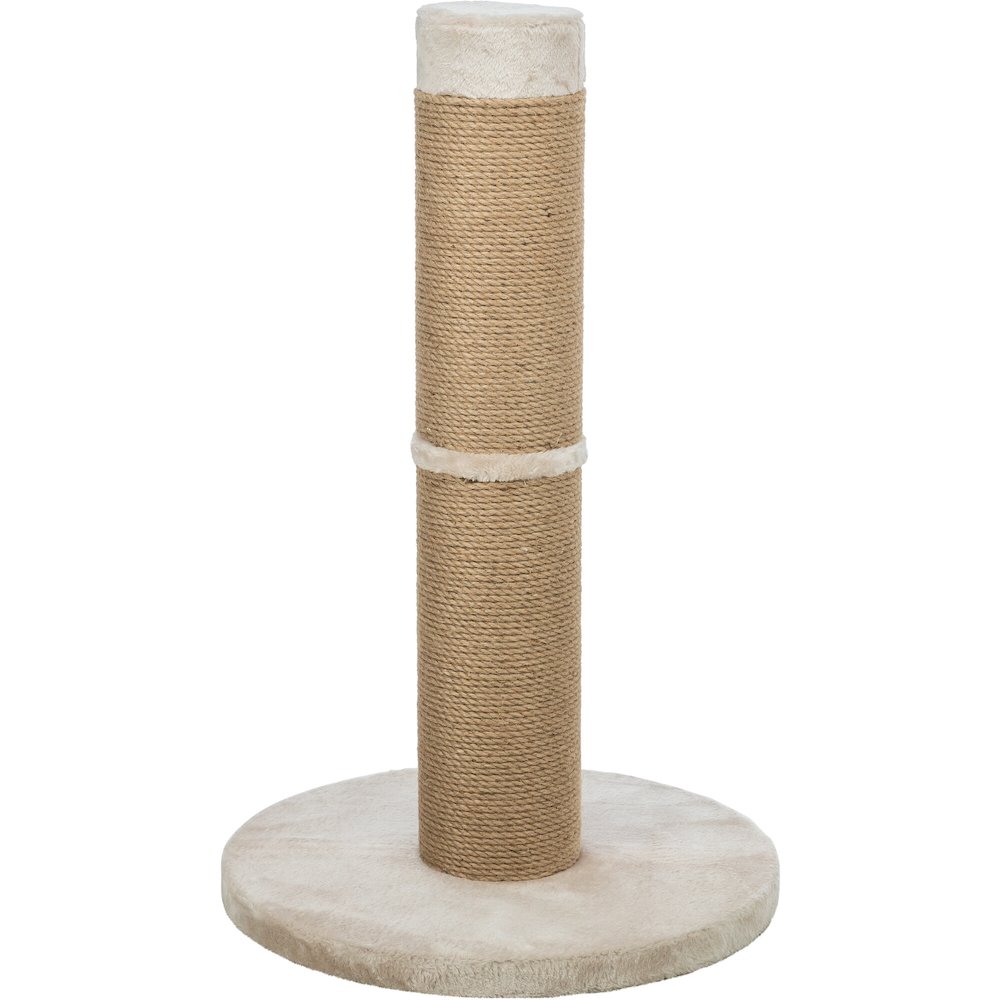 Rue Sisal & Plush 31.5" XXL Cat Scratching Post for Large Cats, Plush Base