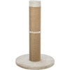 Rue Sisal & Plush 31.5" XXL Cat Scratching Post for Large Cats, Plush Base