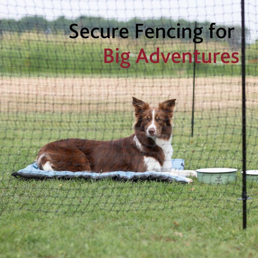 Portable Pet Fence, Mesh Dog Playpen, Outdoor Camping Fence, Easy to Transport