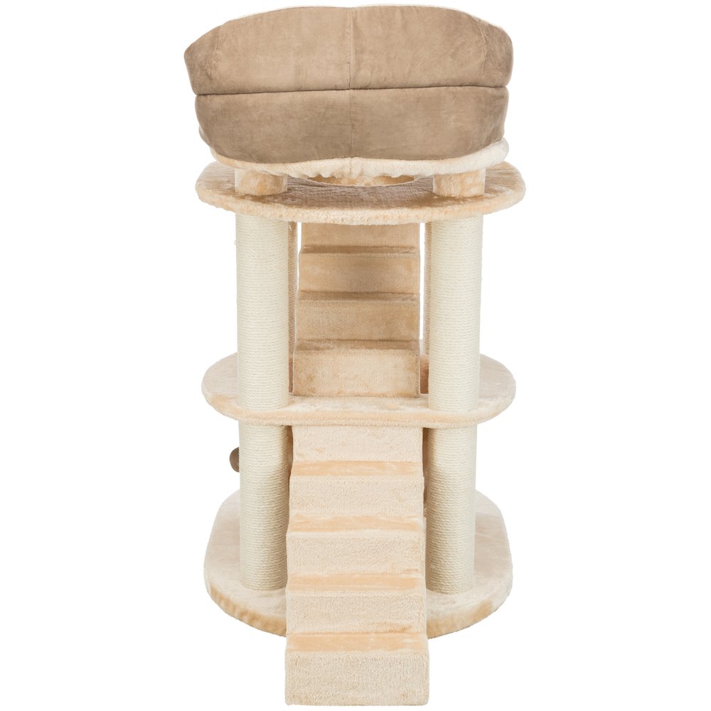 Elsa Senior Plush & Sisal 4-Level 43.7" Cat Tower, Scratching Posts, Hammock