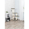 Altea Plush 3-Level 46.1" Cat Tree with Sisal Scratching Posts & Cat Toy, Gray