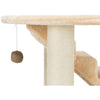 Elsa Senior Plush & Sisal 4-Level 43.7" Cat Tower, Scratching Posts, Hammock