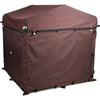 Dog Kennel Sunshade, All Weather Side Panel, Fits 2.5x2.5x3-FT Kennel, Burgundy