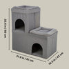 Crazy Cube Stackable Cat Condo with Sisal Scratching Surface, Cozy Hideaway