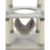 Abby Plush 4-Level 63.5" Cat Tree with Sisal Scratching Posts Condo & Cat Toy