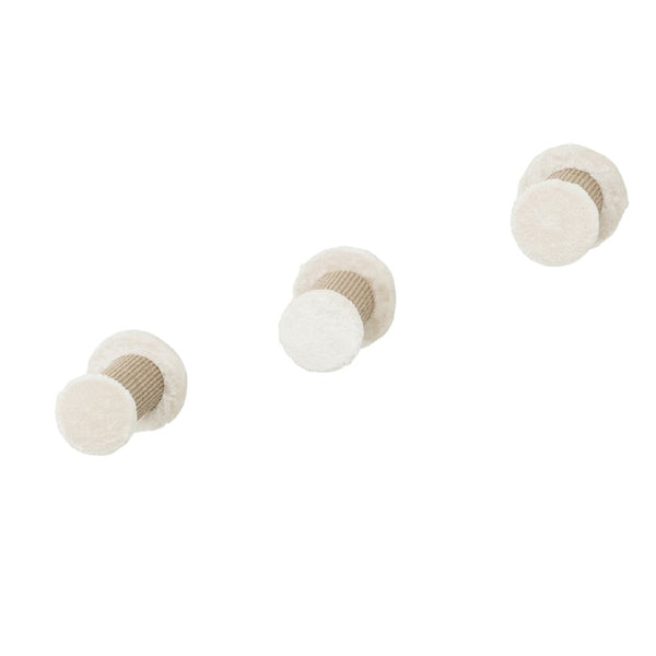 Multi-Level Wall Mounted Cat Perch-Step, 3 Piece Set, Gray-White