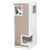 Gerardo Plush & Sisal 3-Story 39.4" Cat Condo Tower with Removable Cushions