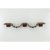 Multi-Level Wall Mounted Cat Perch with Bridge, Espresso Brown