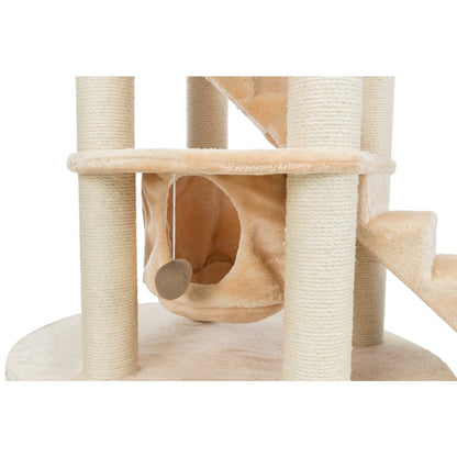 Elsa Senior Plush & Sisal 4-Level 43.7" Cat Tower, Scratching Posts, Hammock