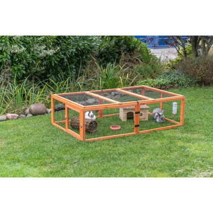 Weatherproof Outdoor Large Small Animal Cage and Run Extension w-Hinged Roof