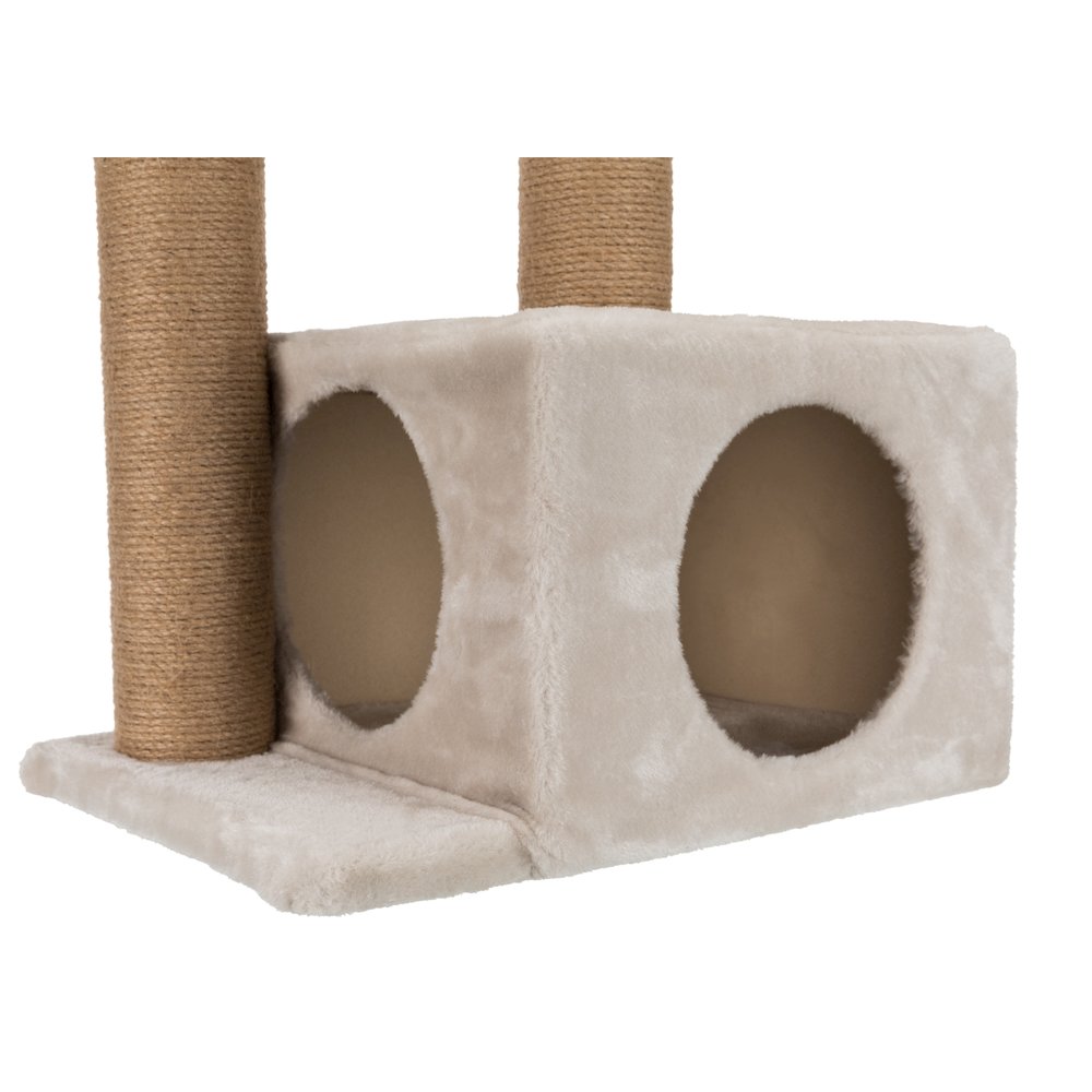 Valencia Plush & Sisal 3-Level 28" Cat Tree with Scratching Posts & Condo