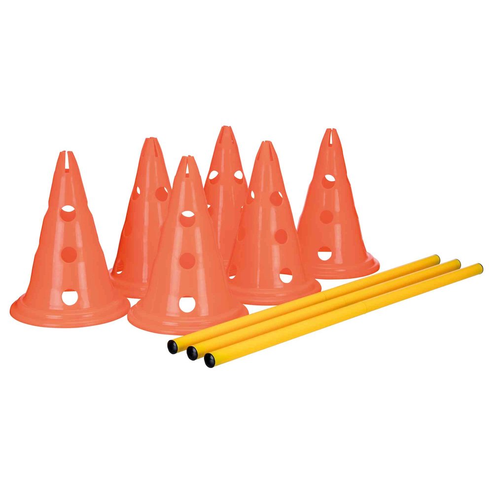 Dog Agility Hurdle Cone Set, Obstacle Training