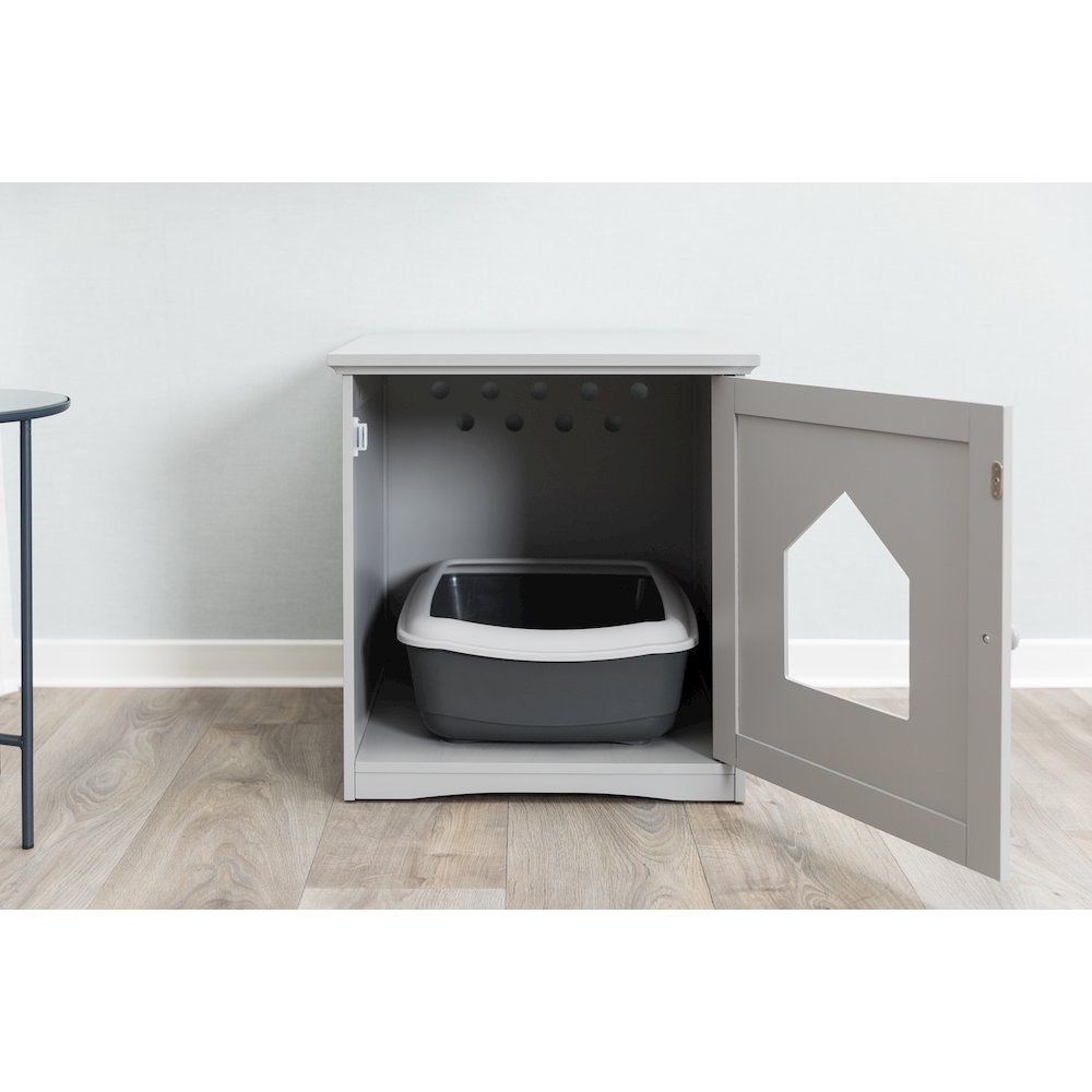 Small Cat Litter Box Enclosure Hidden Litter Indoor Cat Furniture Pet Home