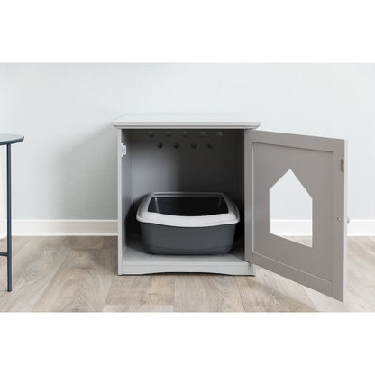Small Cat Litter Box Enclosure Hidden Litter Indoor Cat Furniture Pet Home