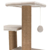 Valencia Plush & Sisal 3-Level 28" Cat Tree with Scratching Posts & Condo