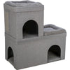 Crazy Cube Stackable Cat Condo with Sisal Scratching Surface, Cozy Hideaway