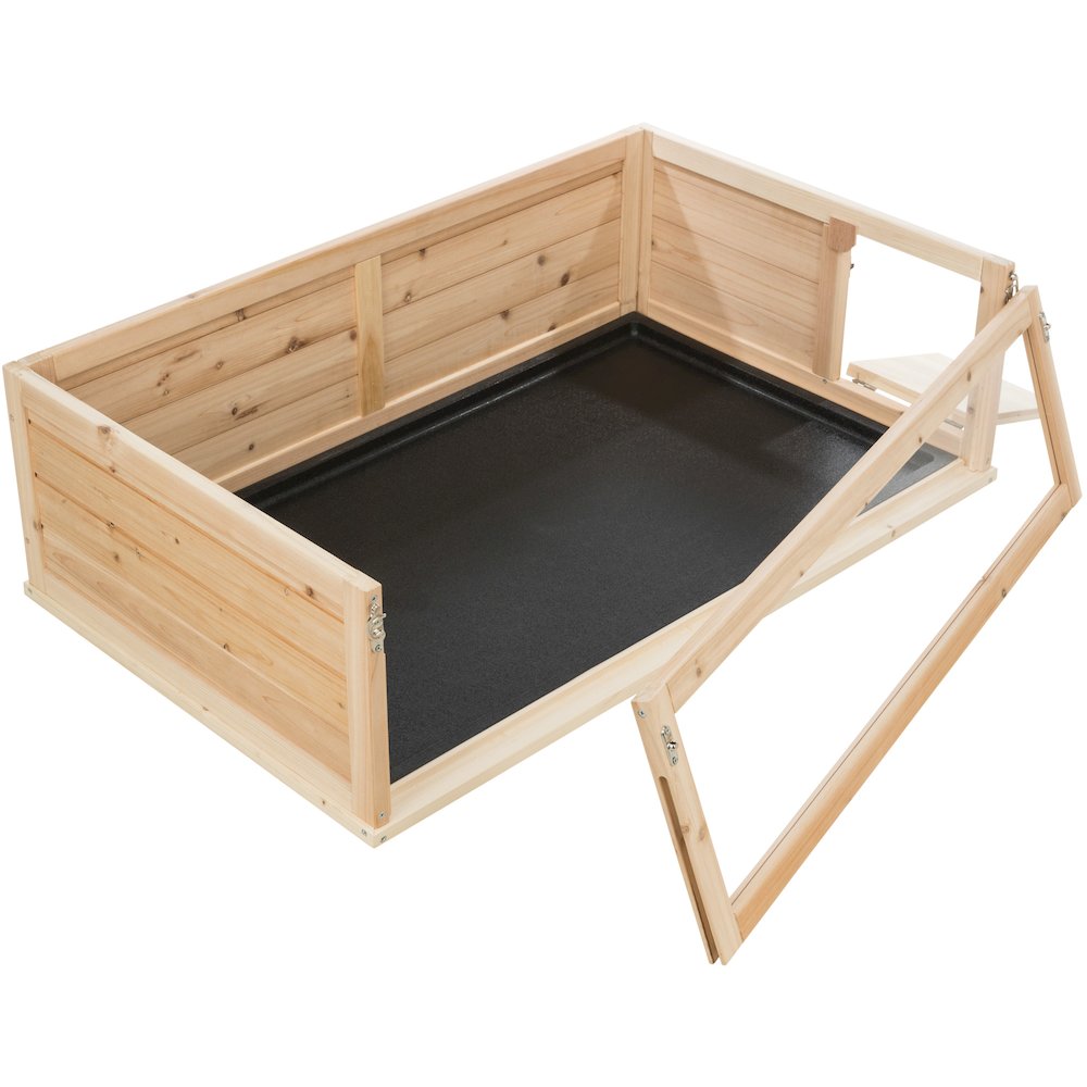 Wooden Indoor Small Animal Run with a View