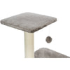 Altea Plush 3-Level 46.1" Cat Tree with Sisal Scratching Posts & Cat Toy, Gray
