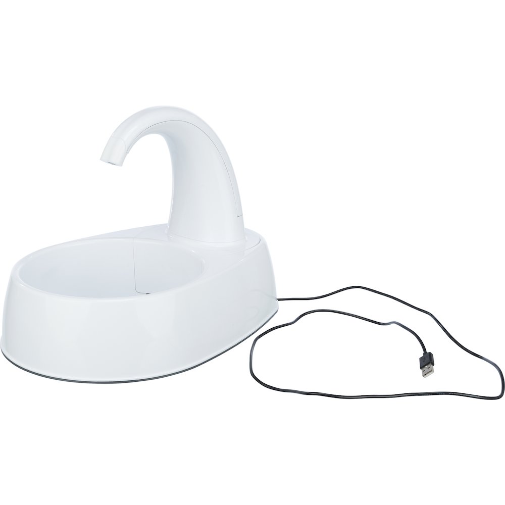Curved Stream 84.5oz Drinking Fountain for Cats and Dogs