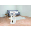 Baza Junior Jute & Plush 3-Level 39" Cat Tower, Scratching Posts and Condo