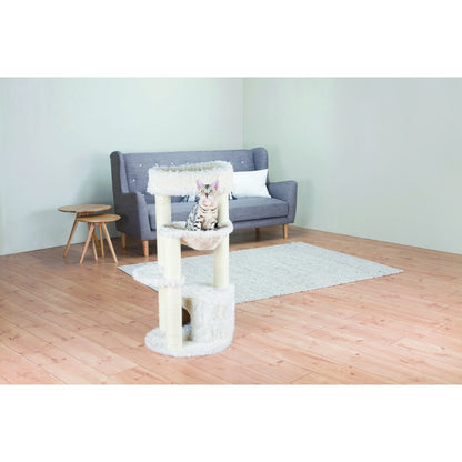 Baza Junior Jute & Plush 3-Level 39" Cat Tower, Scratching Posts and Condo